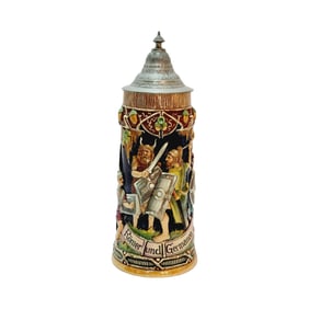 Matthias Girmscheid #1019, German Beer Stein, Romans & Germans