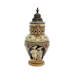 Dümler & Breiden #163, German Beer Stein, Patrician Couple