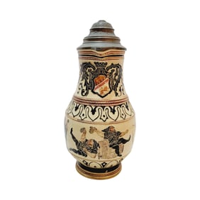 Adolf Diesinger #1015, German Beer Stein, Gnomes with Coat of Arms