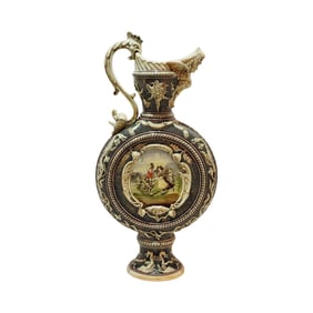 Adolf Diesinger #653, German Ewer, 2 Festive Scenes