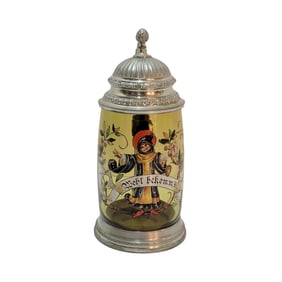 Glass Stein, German Beer Stein, Munich Child Stein