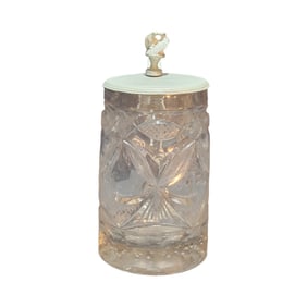 Glass Stein, German Beer Stein, Early Glass Stein