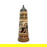 Mettlach #2180/955, German Beer Stein, Hunter in the Tavern