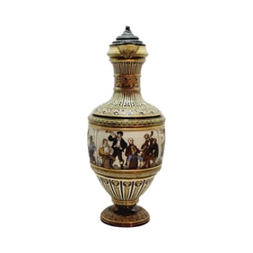 Mettlach #1159, German Beer Stein, Peasant Dance