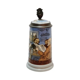 Mettlach #2886, German Beer Stein, The Dignitaries
