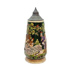 Matthias Girmscheid #842, German Beer Stein, Germans and Romans