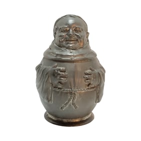 J. Lichtinger Pewter Stein, German Beer Stein, The Happy Monk
