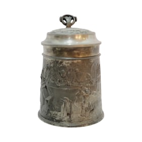 Felsenstein & Mainzer, Nurnberg, German Beer Stein, Wine Cellar Scene