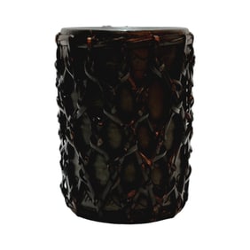 Norwegian Wood Stein, Norwegian Beer Stein, Wood and Leather Beer Stein