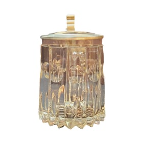 Glass Stein, German Beer Stein, Heavy Glass Beer Stein