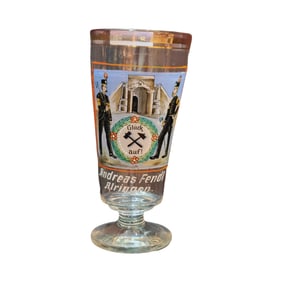 Glass Beaker, German Military Beaker, German Soldier Beaker