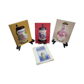 German Books, German Faience Books, 4 Books by Peter Vogt