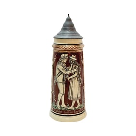 Matthias Girmscheid #14, German Beer Stein, “Oh Beautiful Golden Youth