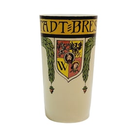 Mettlach #2327/1200, German Beaker, City of Breslau