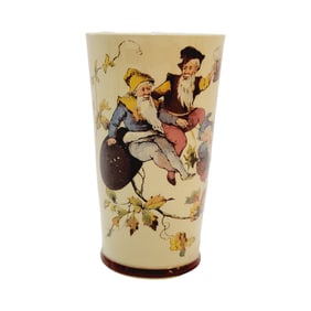 Mettlach #2368/1032, German Beaker, Gnomes Drinking