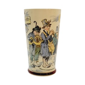 Mettlach #2368/1109, German Beaker, Musicians