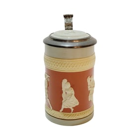 Mettlach #171, German Beer Stein, "Twelve Months" Stein