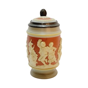 Mettlach #2086, German Beer Stein, “Peasant Dance