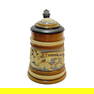 Mettlach #1740, German Beer Stein, “Drinking Verse