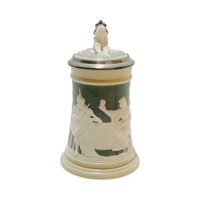 Mettlach #2358, German Beer Stein, “Hungarian Folklife