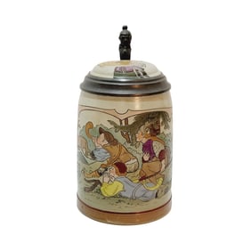 Marzi & Remy #1635, German Beer Stein, Boys Hunting