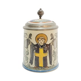 Mettlach #2052, German Beer Stein, “Munich Child