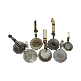 Stein Lids, German Stein Lids, Set of 7 Lids