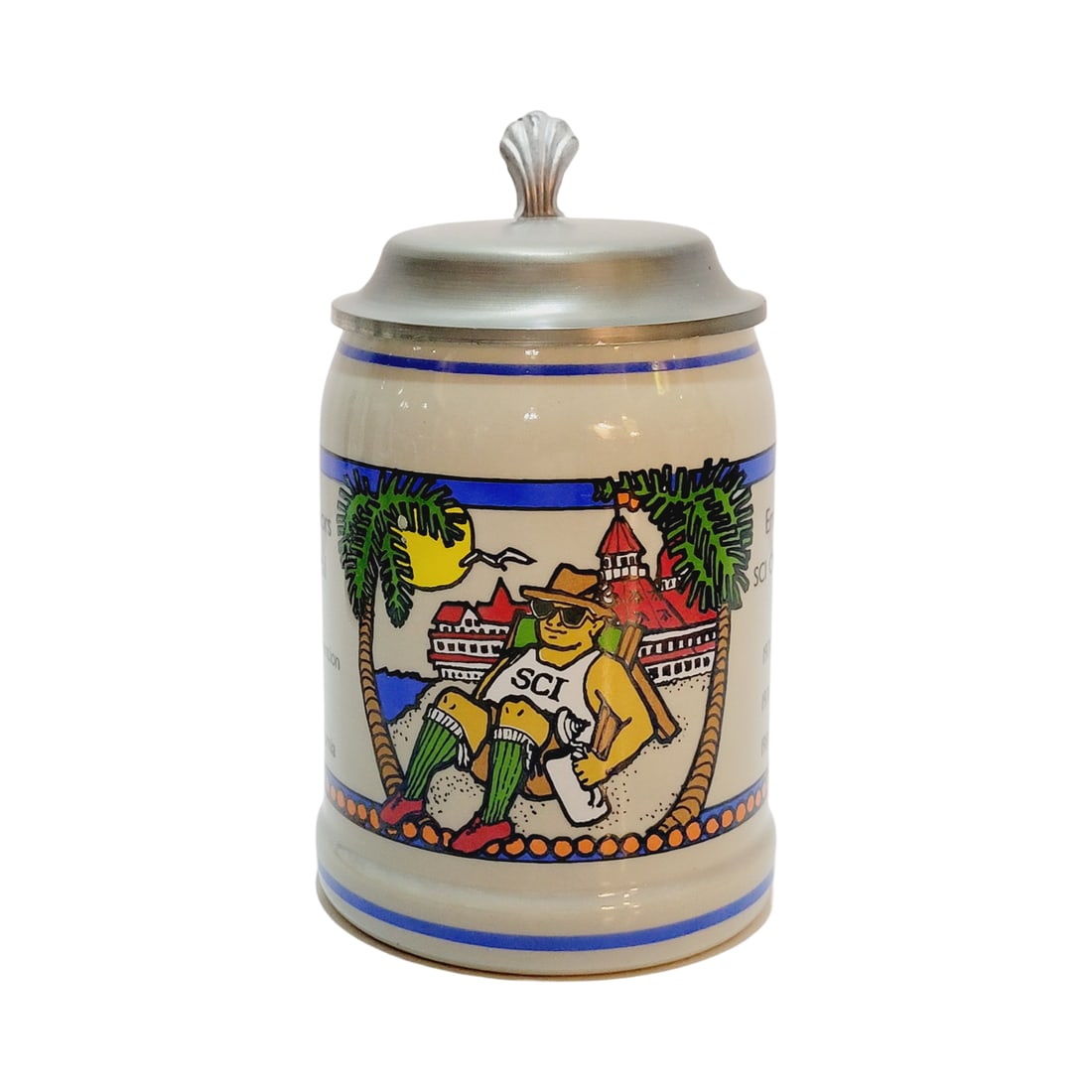 Rastal Stoneware Stein, German Beer Stein, 1986 SCI Convention Stein, San Diego, CA (1 of 7)