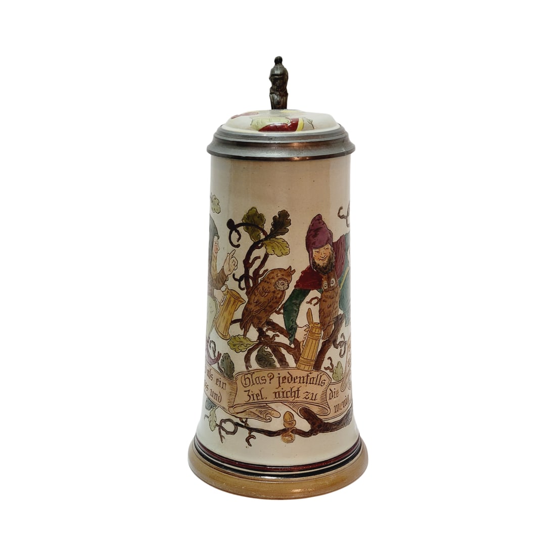 Marzi & Remy #1619, German Beer Stein, Gnomes in Vines (1 of 15)