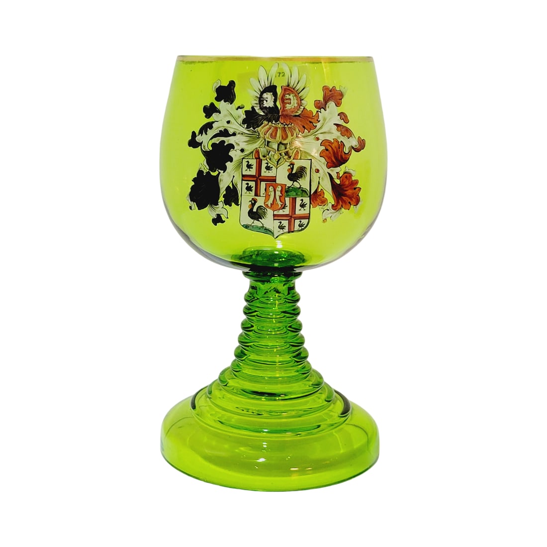 Large Roemer Chalice, German Roemer Chalice, Prince of Salm-Kyrburg's Coat-of-Arms (1 of 9)