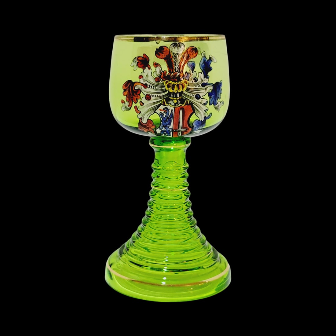 Glass Roemer, German Glass Roemer, Coat of Arms Roemer (1 of 11)