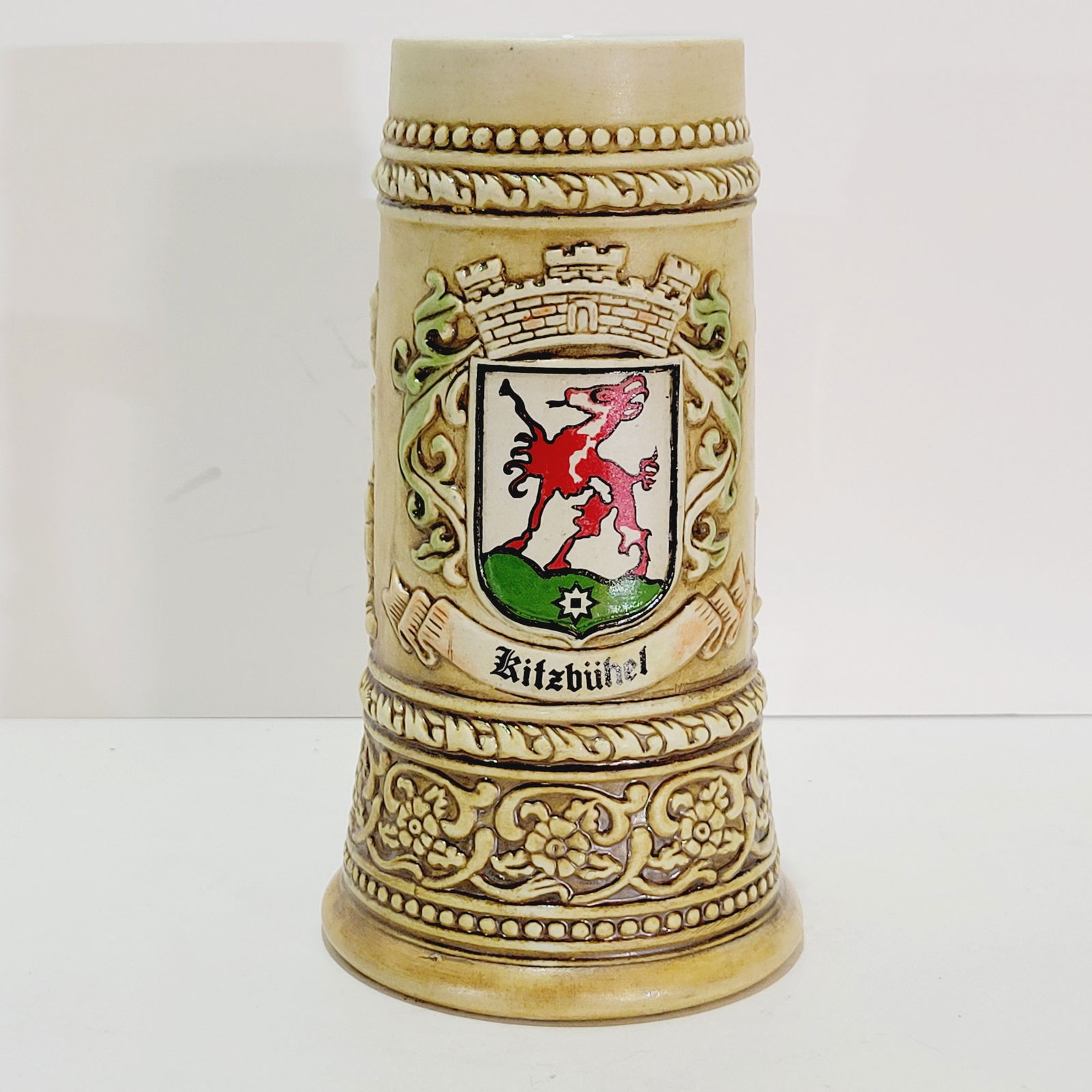 German City Crest, Ceramarte Brazilian Beer Stein, City of Kitzbuhel (1 of 9)