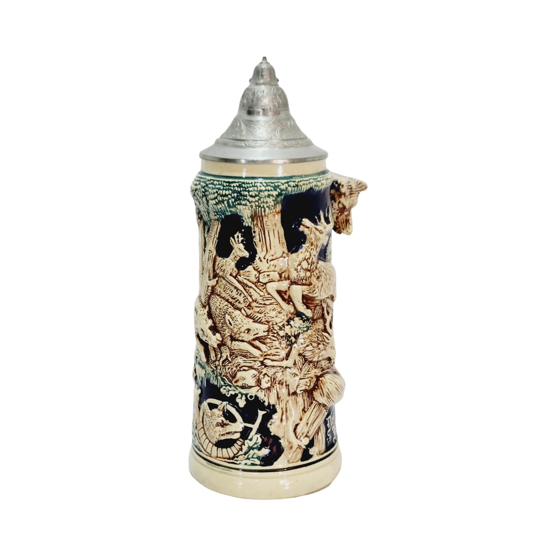 Matthias Girmscheid #1032B, German Beer Stein, Hunting Scene (1 of 18)