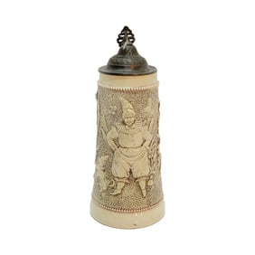 Adolf Diesinger #776, German Beer Stein, Clown