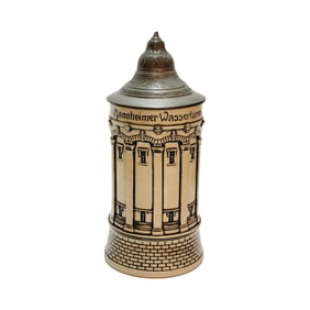 Simon Peter Gerz #097, German Beer Stein, Mannheim Water Tower