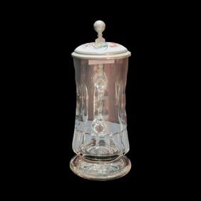Glass Stein, German Beer Stein, Student Association Stein