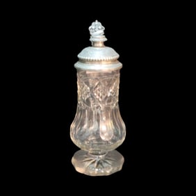 Glass Stein, German Beer Stein, Bell Shaped Stein