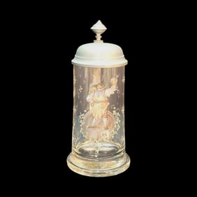 Glass Stein, German Beer Stein, German Brewer