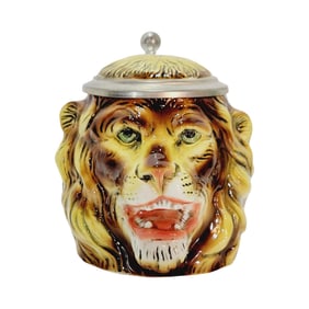 Stahl-PKT #1041, German Character Stein, Lion Head