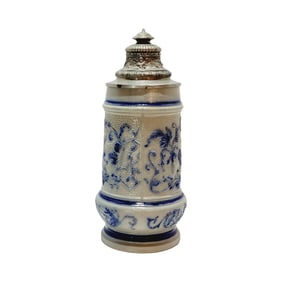 Whites of Utica #39, American Beer Stein, Gnomes with Stein