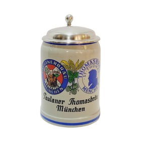 Gerz Stein, German Brewery Stein, Paulaner Thomasbrau Munchen