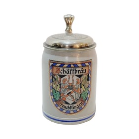 Wick-Werke Stein, German Brewery Stein, Schaffbrau