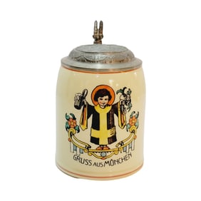 German Stein, German Beer Stein, Munich Child Stein