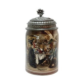 Marzi & Remy Stein, German Beer Stein, Tavern Scene