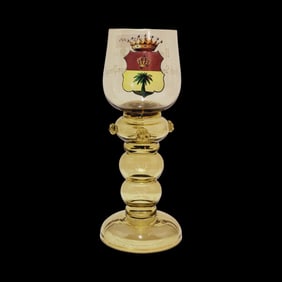 Bohemian Glass, German Roemer Glass, U. von Reichel!XXX s/t Friedrich Leopold Prince of Prussia!C.K.