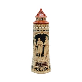 Matthias Girmscheid #163, German Beer Stein, Guta Recognizes King Richard