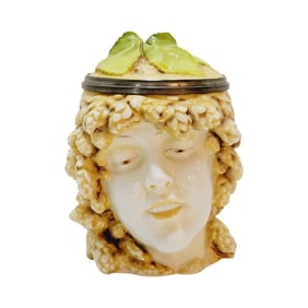 Schierholz & Sohn #23, German Character Stein, Hops Lady