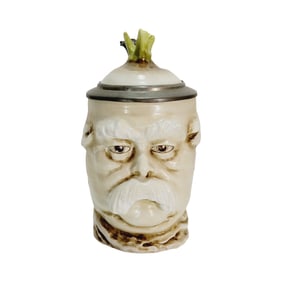 Schierholz & Sohn #10, German Character Stein, Bismark Radish