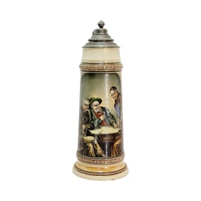 Reinhold Hanke #69, German Beer Stein, The Card Game