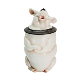 Schierholz & Sohn #13, German Character Stein, The Singing Pig